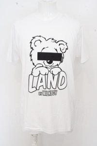 【SALE】MILK BOY Tシャツ.【タグ付き】BEAR LAND /ホワイト/F O-23-06-24-047-MI-ts-YM-ZT373
