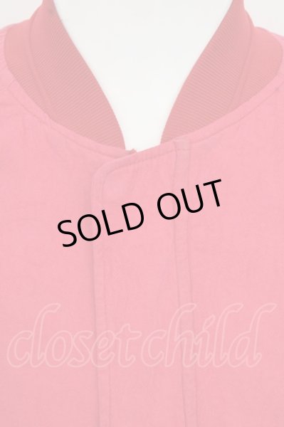 画像2: Moonage Devilment(清春) ジャケット.ペイズリージャガード切り替えブルゾン /ピンクｘレッド/46 O-23-06-24-059-Mo-ja-YM-ZT227 (2)