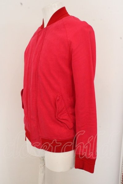 画像3: Moonage Devilment(清春) ジャケット.ペイズリージャガード切り替えブルゾン /ピンクｘレッド/46 O-23-06-24-059-Mo-ja-YM-ZT227 (3)