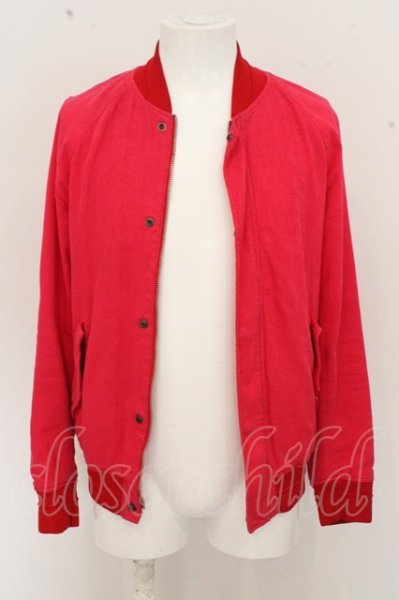 画像7: Moonage Devilment(清春) ジャケット.ペイズリージャガード切り替えブルゾン /ピンクｘレッド/46 O-23-06-24-059-Mo-ja-YM-ZT227 (7)