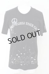 【SALE】PROPA9ANDA Tシャツ.xSMACK ENGINEER BLITZKRIEG PEACE BOP /ブラック/M O-23-06-24-074-PR-ts-YM-ZT209