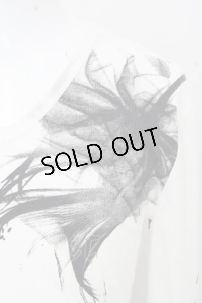 画像2: POTENZA カットソー.フラワープリントテレコ /ホワイト/M O-23-06-24-087-PO-to-YM-ZT209 (2)