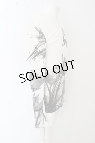 画像5: POTENZA カットソー.フラワープリントテレコ /ホワイト/M O-23-06-24-087-PO-to-YM-ZT209 (5)