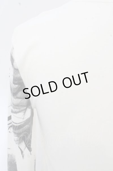 画像7: POTENZA カットソー.フラワープリントテレコ /ホワイト/M O-23-06-24-087-PO-to-YM-ZT209 (7)