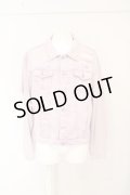【セール】eight_∞(エイト バイ エイト) ジャケット.STELLA DISTRESSED DENIM /パープル/ O-23-06-24-092-MA-to-YM-ZT209