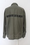 【セール】Moonage Devilment(清春) ジャケット.Embroidery Over Military Jacket /カーキ/48 O-23-06-24-094-Mo-ja-YM-ZT289