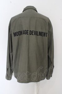 【セール】Moonage Devilment(清春) ジャケット.Embroidery Over Military Jacket /カーキ/48 O-23-06-24-094-Mo-ja-YM-ZT289