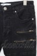 画像2: agr AnotheR aGitation パンツ.Washed Zip Biker /ブラック/28 O-23-06-24-105-ag-pa-YM-ZT210 (2)