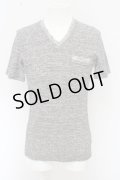 【セール】BUFFALO BOBS Tシャツ.切り替えポケットVネック /グレー/3 O-23-06-24-113-BU-ts-YM-ZT225