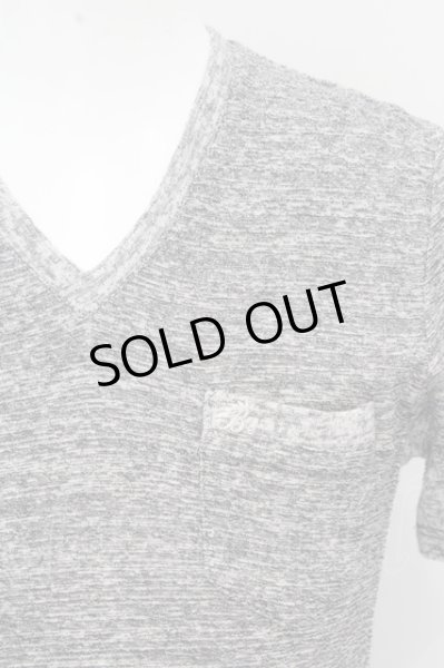 画像2: BUFFALO BOBS Tシャツ.切り替えポケットVネック /グレー/3 O-23-06-24-113-BU-ts-YM-ZT225 (2)