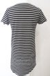 画像4: NO ID. BLACK Tシャツ.C天竺ボーダーラウンドU/N /グレーxブラック/1 O-23-06-24-119-NO-ts-YM-ZT225 (4)
