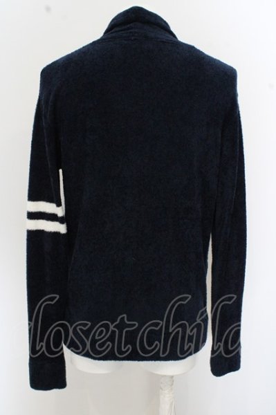 画像4: Black by VANQUISH カーディガン.パイルニットライン /ネイビー/S O-23-06-24-122-Bl-to-YM-ZT212 (4)