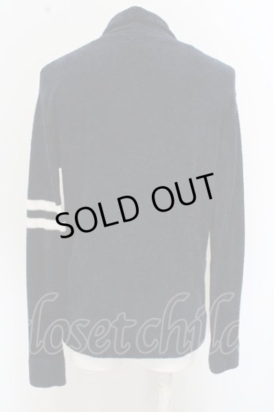 画像4: Black by VANQUISH カーディガン.パイルニットライン /ネイビー/S O-23-06-24-122-Bl-to-YM-ZT212 (4)