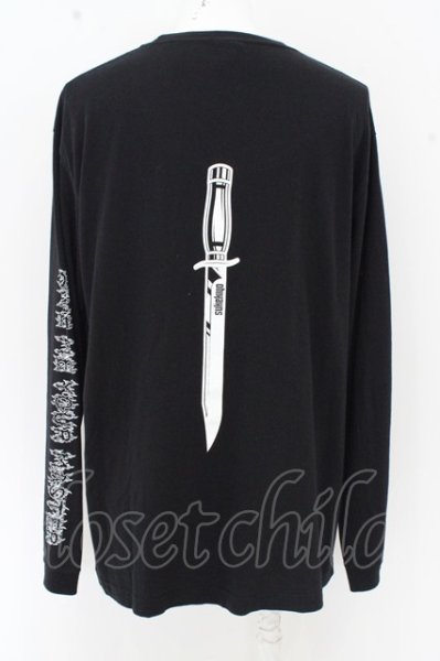 画像4: DUMMY カットソー.GIVE ME YOUR MASTER /ブラック/ O-23-06-24-017-DU-to-YM-ZT228 (4)