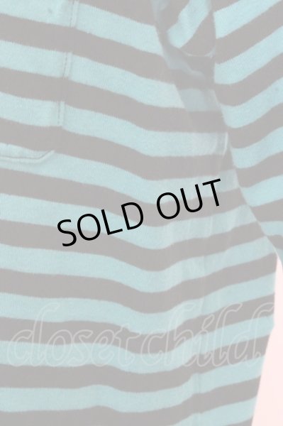 画像3: Moonage Devilment(清春) Tシャツ.ルーズボーダー /ブラックｘブルー/46 O-23-06-30-036-Mo-ts-YM-ZT270 (3)