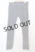 【SALE】Moonage Devilment(清春) パンツ.ボタンフライスキニーデニム /インディゴ/01 O-23-06-30-075-Mo-pa-YM-ZT278