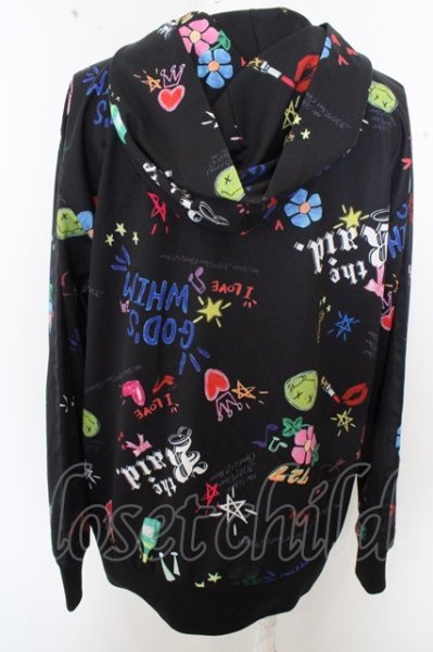 画像4: the Raid. パーカー.神様のきまぐれ /ブラック/ O-23-06-30-006-TH-to-YM-ZT270 (4)