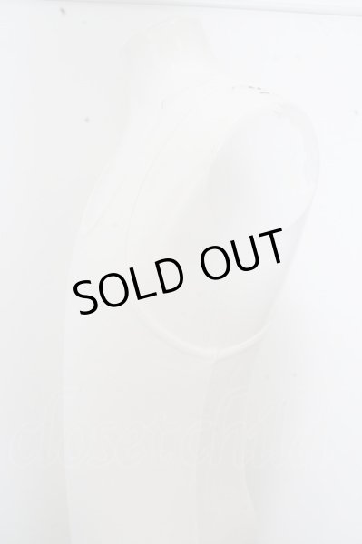 画像4: NO ID. BLACK タンクトップ.Cテレコクロスシーム /ホワイト/1 O-23-06-30-108-NO-ts-YM-ZT280 (4)