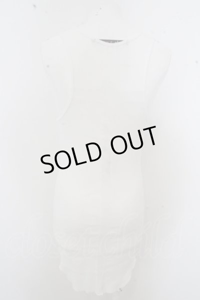 画像6: NO ID. BLACK タンクトップ.Cテレコクロスシーム /ホワイト/1 O-23-06-30-108-NO-ts-YM-ZT280 (6)