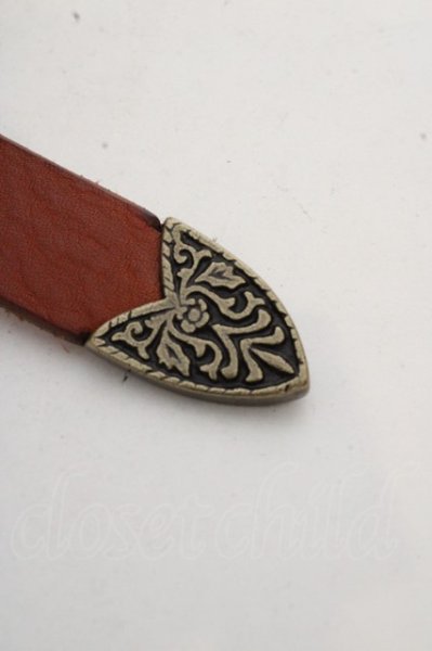 画像3: NO ID. ベルト.カウレザーロングドリップウエスタン'22SS /ブラウン/ O-23-06-30-129-NO-za-YM-ZT-MK001 (3)