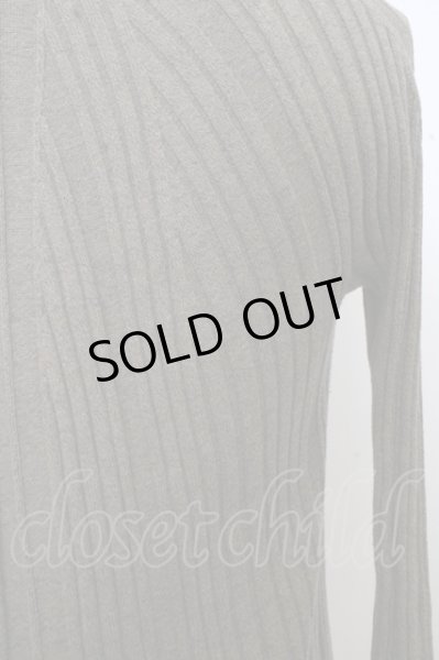 画像2: GOSTAR DE FUGA ニット.RIMTAS プルオーバースリットロング /カーキ/44 O-23-06-30-135-GO-to-YM-ZT275 (2)