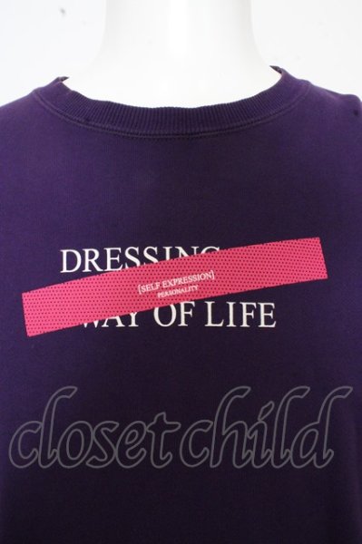 画像2: GOSTAR DE FUGA カットソー.トレーナー /パープル/44 O-23-06-30-141-GO-to-YM-ZT275 (2)