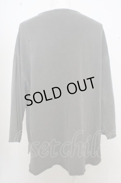 画像3: GOSTAR DE FUGA カットソー.ピグメント加工ドロップショルダー七分袖 /グレー/46 O-23-06-30-145-GO-to-YM-ZT280 (3)