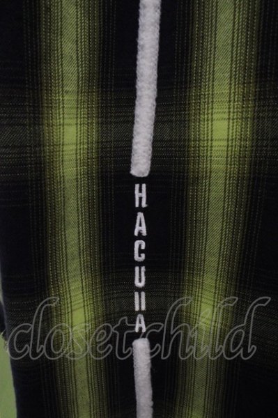 画像3: HACULLA シャツ.BORN CHECK /ネオンイエロー/M O-23-07-04-004-HA-sh-YM-ZT052 (3)