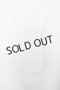 【SALE】NO ID. BLACK タンクトップ.Cテレコシーム /ホワイト/2 O-23-07-04-060-NO-to-YM-ZT390