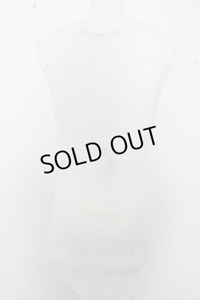 画像3: NO ID. BLACK タンクトップ.Cテレコシーム /ホワイト/2 O-23-07-04-060-NO-to-YM-ZT390 (3)