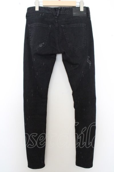 画像3: VANQUISH パンツ.Shotgun Damagepower Stretch Needle Skinny /ブラック/28 O-23-07-04-018-VA-pa-YM-ZT263 (3)