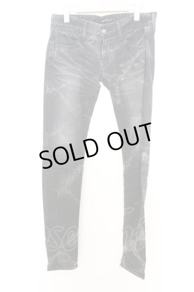 画像2: Black by VANQUISH パンツ.スーパーストレッチブリーチデニム /ブラック/30 O-23-07-04-021-Bl-pa-YM-ZT263 (2)