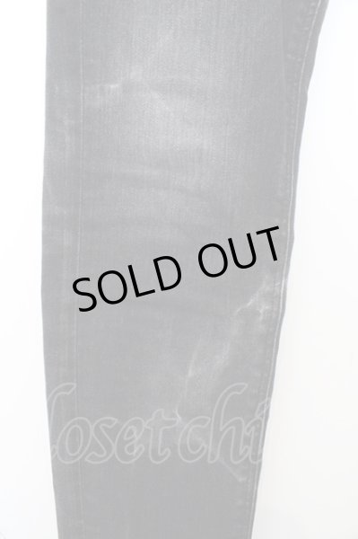 画像3: Black by VANQUISH パンツ.スーパーストレッチブリーチデニム /ブラック/30 O-23-07-04-021-Bl-pa-YM-ZT263 (3)