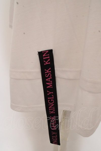 画像2: 【SALE】KMK(KINGLY MASK) Tシャツ.チャイナワイト /ホワイト/F O-23-07-07-035-KM-to-HO-ZT390