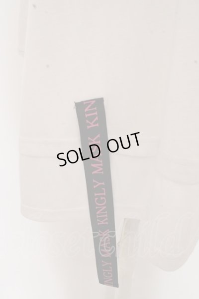 画像2: 【SALE】KMK(KINGLY MASK) Tシャツ.チャイナワイト /ホワイト/F O-23-07-07-035-KM-to-HO-ZT390