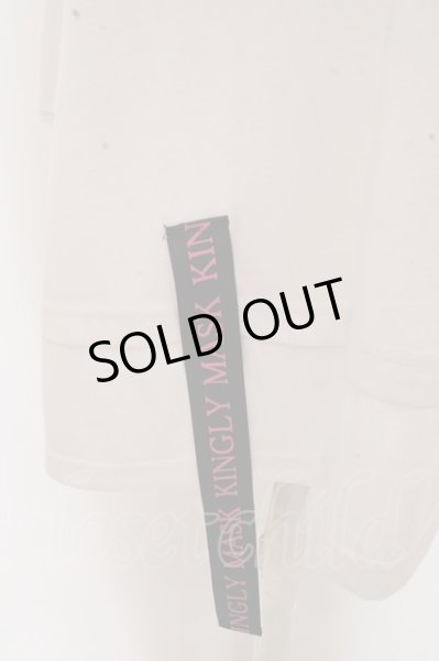 画像2: KMK(KINGLY MASK) Tシャツ.チャイナワイト /ホワイト/F O-23-07-07-035-KM-to-HO-ZT390 (2)