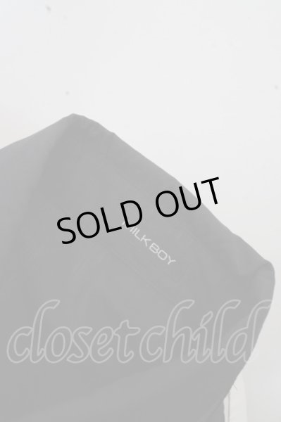 画像4: MILK BOY シャツ.タイ付きコウモリ襟　17AW /ブラック/- O-23-07-07-047-MI-sh-OW-ZT375 (4)