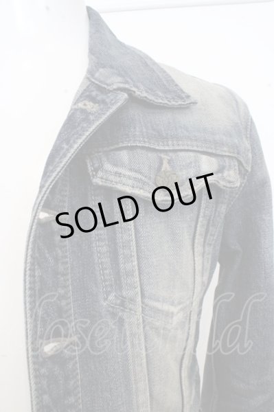 画像2: FUGA ジャケット.Elmhurst 加工デニム'13SS /インディゴ/44 O-23-07-07-008-FU-ja-YM-ZT282 (2)