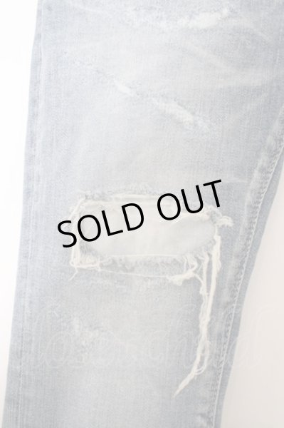 画像2: GOSTAR DE FUGA パンツ.philosophyリメイクスキニー /ブルー/44 O-23-07-11-045-GO-pa-YM-ZT375 (2)