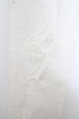 画像2: 【SALE】GOSTAR DE FUGA パンツ.ダメージリペアデニム'16SS /ホワイト/46 O-23-07-11-047-GO-pa-YM-ZT375 (2)