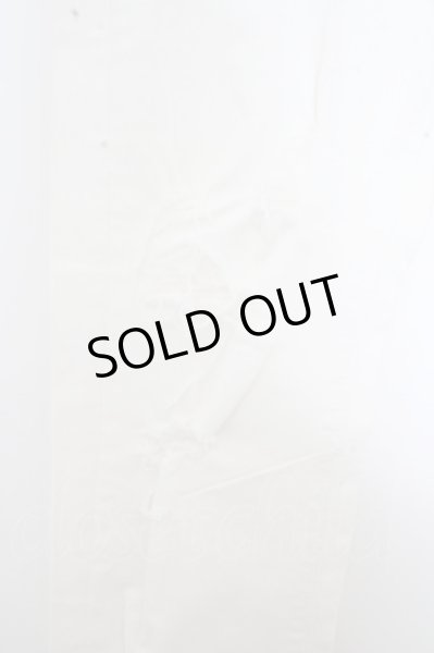 画像2: GOSTAR DE FUGA パンツ.ダメージリペアデニム'16SS /ホワイト/46 O-23-07-11-047-GO-pa-YM-ZT375 (2)