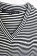 画像3: Black by VANQUISH Tシャツ.リップルボーダーVネック T-23-07-14-006-Bl-ts-YM-ZT058 (3)