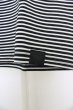 画像5: Black by VANQUISH Tシャツ.リップルボーダーVネック T-23-07-14-006-Bl-ts-YM-ZT058 (5)