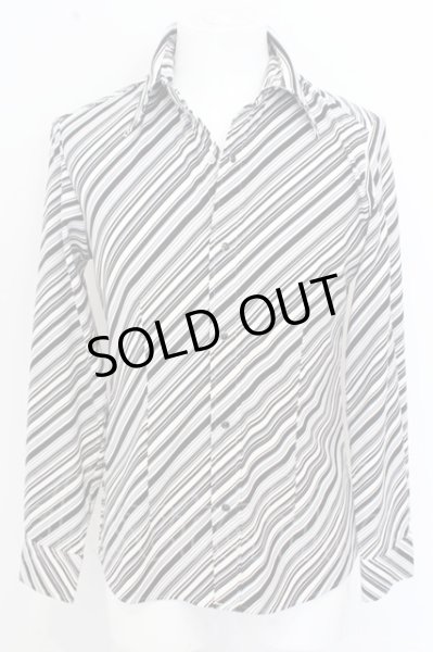 画像3: TORNADO MART シャツ.ストレッチスムースストライプ /ブラックｘホワイト/M O-23-07-17-018-TO-sh-YM-ZT302 (3)