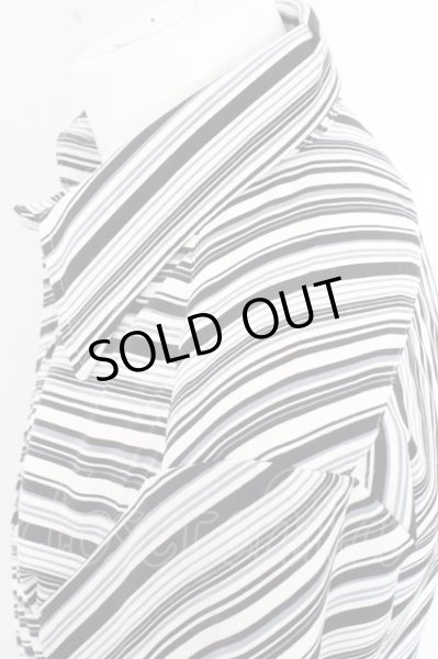 画像6: TORNADO MART シャツ.ストレッチスムースストライプ /ブラックｘホワイト/M O-23-07-17-018-TO-sh-YM-ZT302 (6)