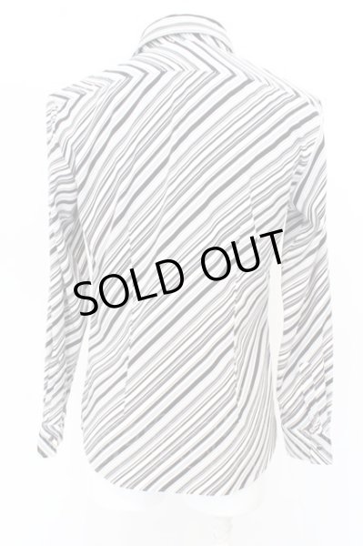 画像8: TORNADO MART シャツ.ストレッチスムースストライプ /ブラックｘホワイト/M O-23-07-17-018-TO-sh-YM-ZT302 (8)