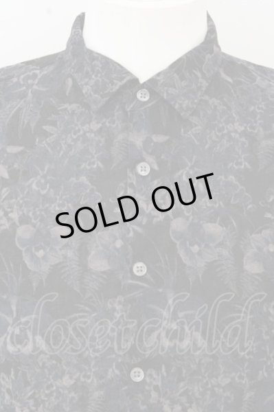 画像2: TORNADO MART シャツ.コットンシュリンクフラワー7S /ブラック/L O-23-07-17-031-TO-sh-YM-ZT302 (2)