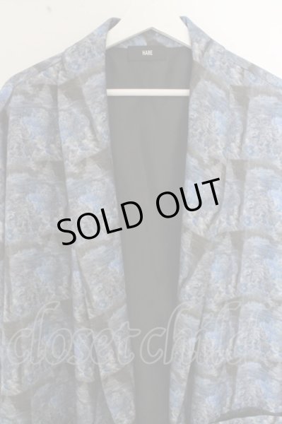 画像2: HARE コート.総柄ロングガウン /ブルー/M O-23-07-17-039-HA-ou-YM-ZT343 (2)