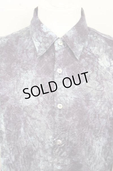 画像2: TORNADO MART シャツ.シャドーローズクロコ7S /ブルー/L O-23-07-17-010-TO-sh-YM-ZT302 (2)