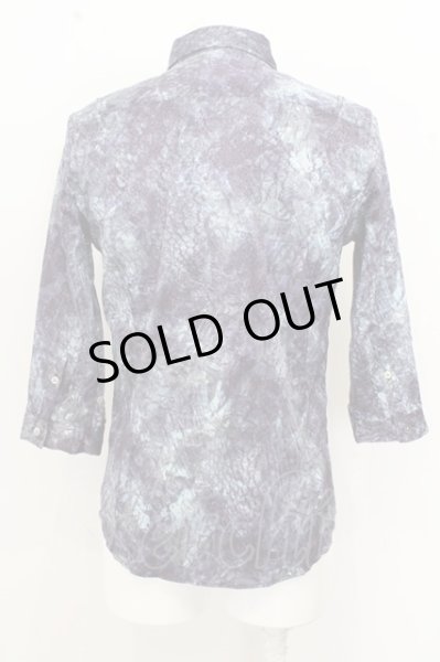 画像5: TORNADO MART シャツ.シャドーローズクロコ7S /ブルー/L O-23-07-17-010-TO-sh-YM-ZT302 (5)